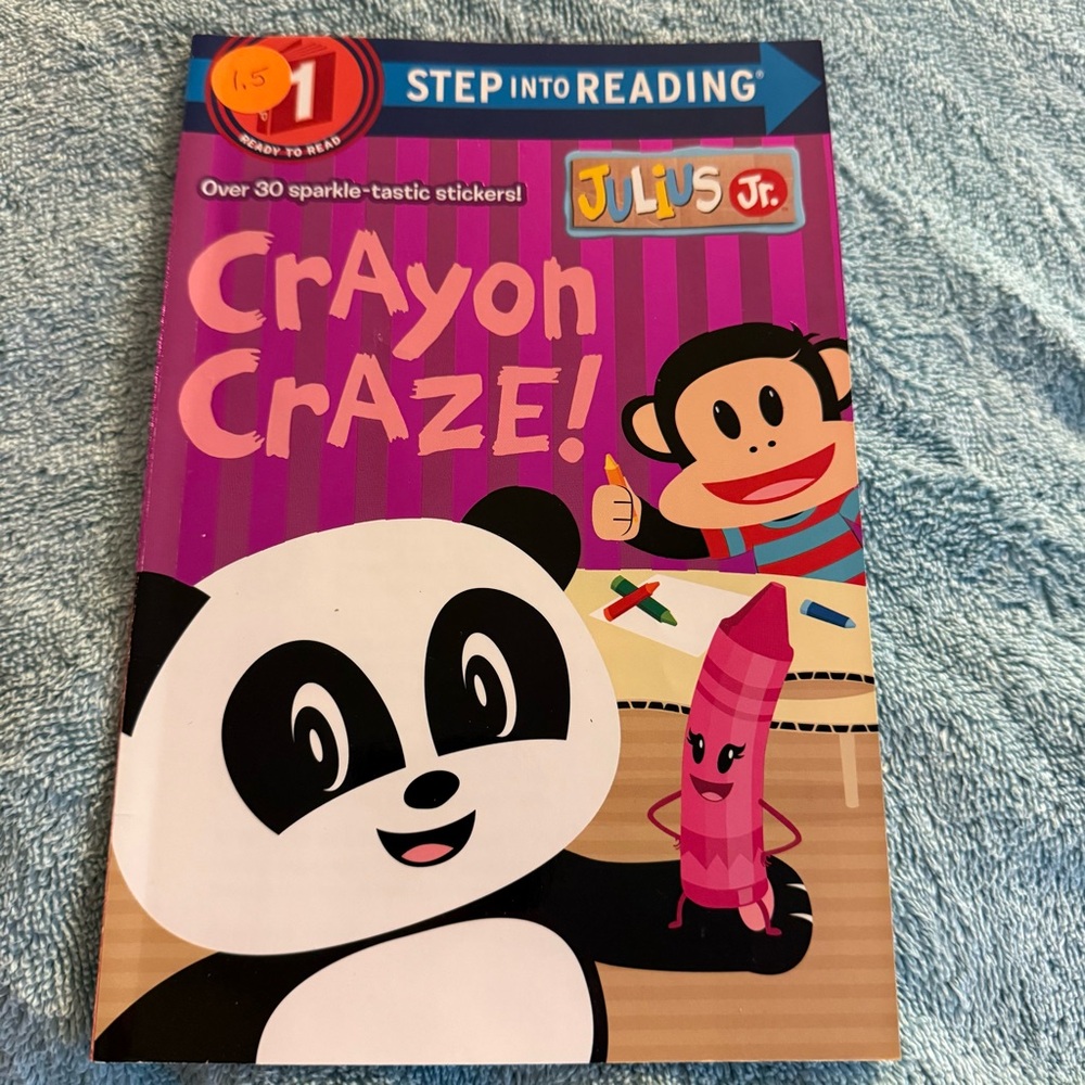 Julius Jr. Crayon Craze! Step Into Reading Step 1 Children’s Book